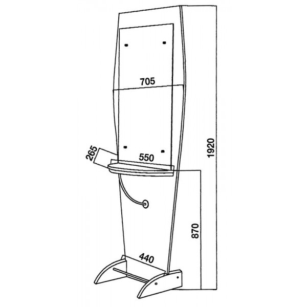 Τουαλέτα Κομμωτηρίου PALERMO